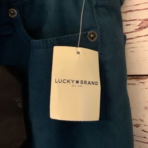 Lucky Brand super stretch turquoise jeans